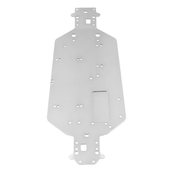 

04001 Silver Aluminum Alloy Chassis Upgrade Sets for HSP RC 1:10 Off Road Car Buggy