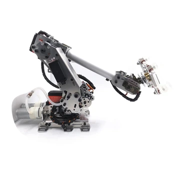 

Mechanical Arm with Air Pump Aluminum Alloy Industrial Robot Model Six-Axis Robot 201 for Arduino Suction Cup