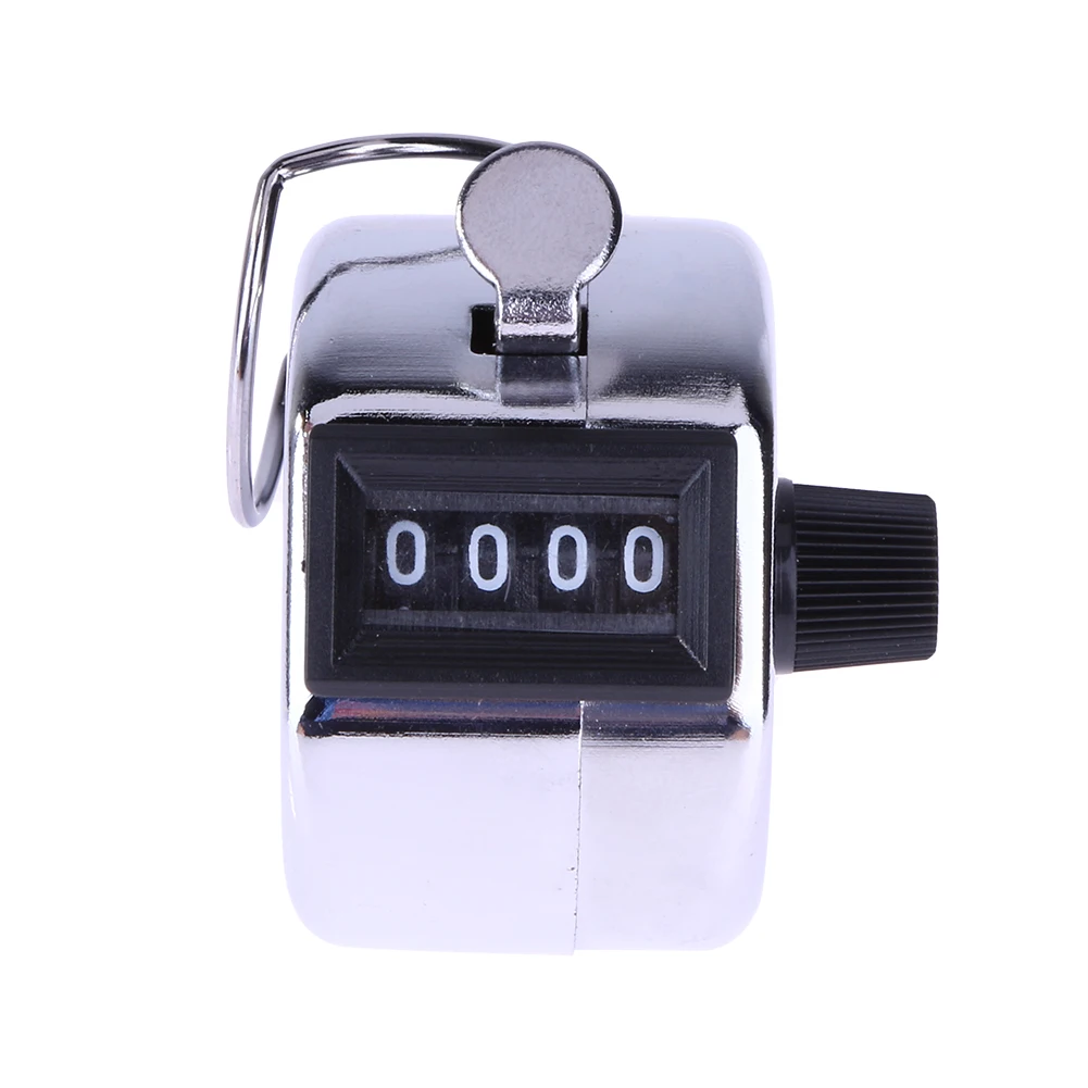 Mechanical Manual Palm Clicker Click 4 Digit Hand Tally Counter Count Num Red ZH 
