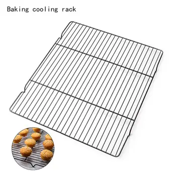 

Nonstick Carbon Steel Cooling Grid Tray Biscuit Cookie Bread Cake Baking Rack Pan Oven Roasting Cooking Dry Cooler Grilling BBQ