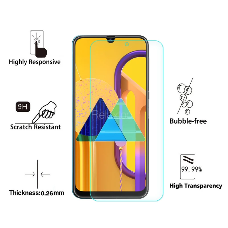 Защитное стекло для samsung Galaxy m30s Защитная пленка для экрана samsun m30s m 30s m307F sm-m307F m307