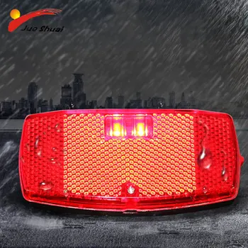 

Bicycle Rear Light Waterproof Bike Rear Rack Light Lamp Battery Safe Warning Red Cycling Light Mountain Bike Accessories