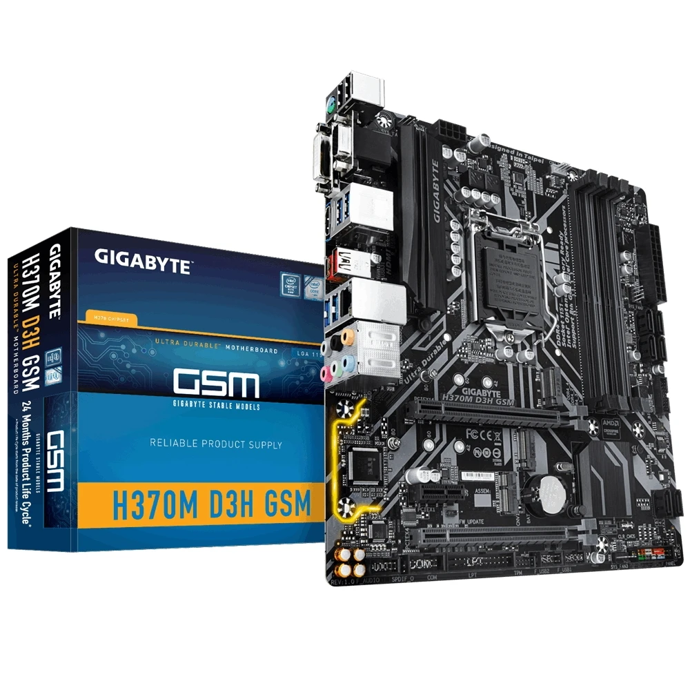 Материнская плата Gigabyte H370M D3H GSM