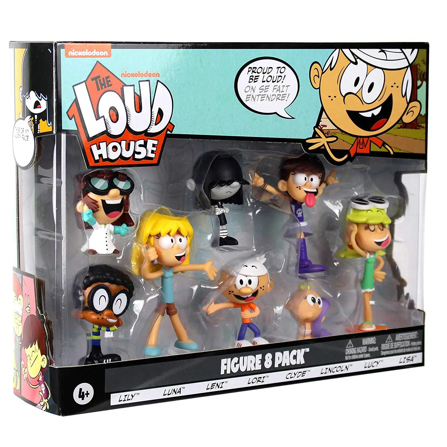 The Loud House фигурка, 8 шт. в упаковке, Линкольн, клэйд, Лори, лилия, лени, Lucy Lisa Luna, фигурка, игрушки для детей, подарки