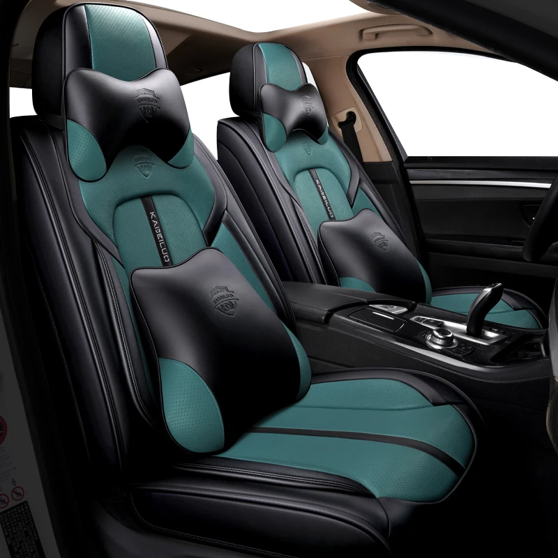 ZHOUSHENGLEE Leather Car Seat Covers For Bmw 3 Series E46 E90 E21 E30