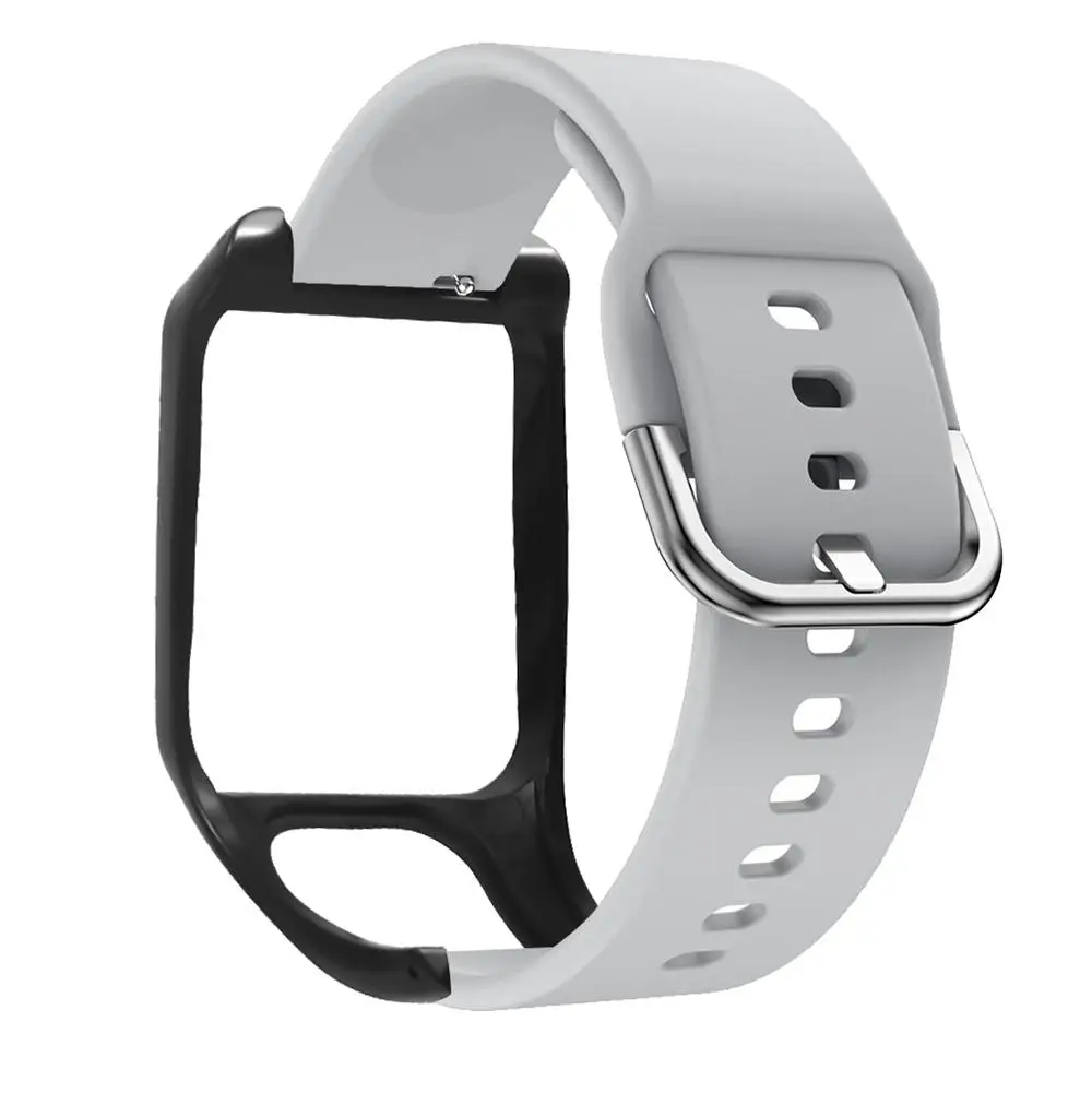 FIFATA красочные силиконовые часы ремешок для Tomtom Runner 3 для Tomtom Adventure умные спортивные часы сменный Браслет аксессуары