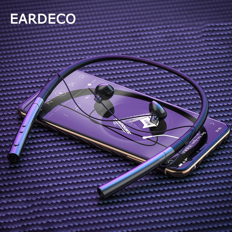 Comprar EARDECO Original vibración deporte Bluetooth auriculares estéreo auriculares inalámbricos auriculares con micrófono graves