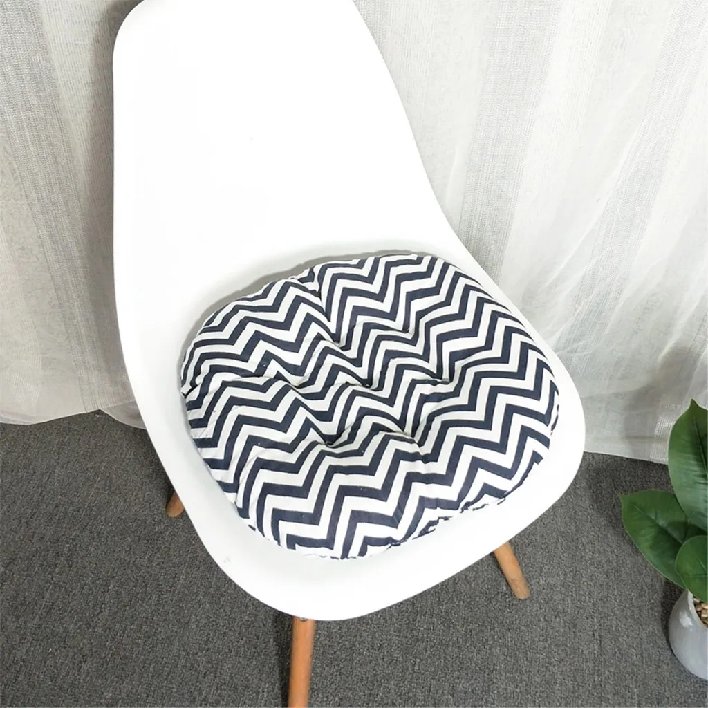 Круглая подушка 50x50 см/45x45 см/40X40 см офисная подушка для кресла, дивана tatami круговая декоративная подушка для сиденья подушки для стула - Цвет: B