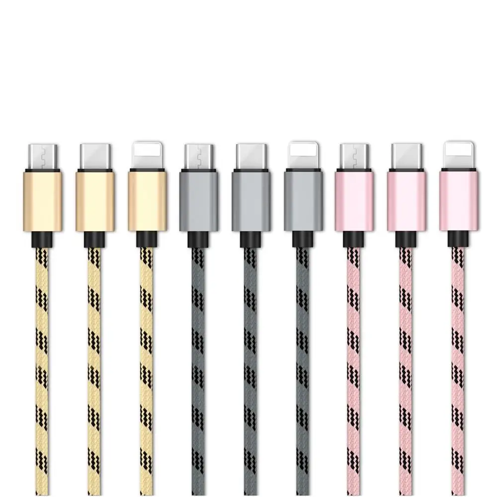 

Baseus USB Cable for iPhone 8 7p Xs XR X 3 in 1 Charge Cable USB Type C for Samsung S9 S10 Type C Cable 3 in 1 Micro USB Cable