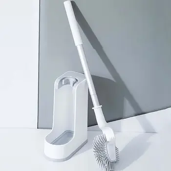 

Creative Bathroom Double Sided Toilet Brush Portable Long Handle Scrubber Household Cleaning Tools