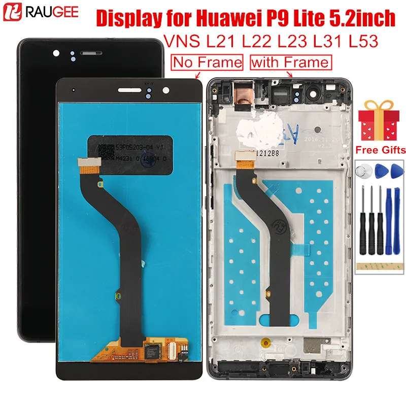 ЖК-экран для Huawei P9 Lite ЖК-дисплей с рамкой P 9 G9 5 2 дюймов VNS L21 L22 L23 L31 L53 ЖК | Мобильные