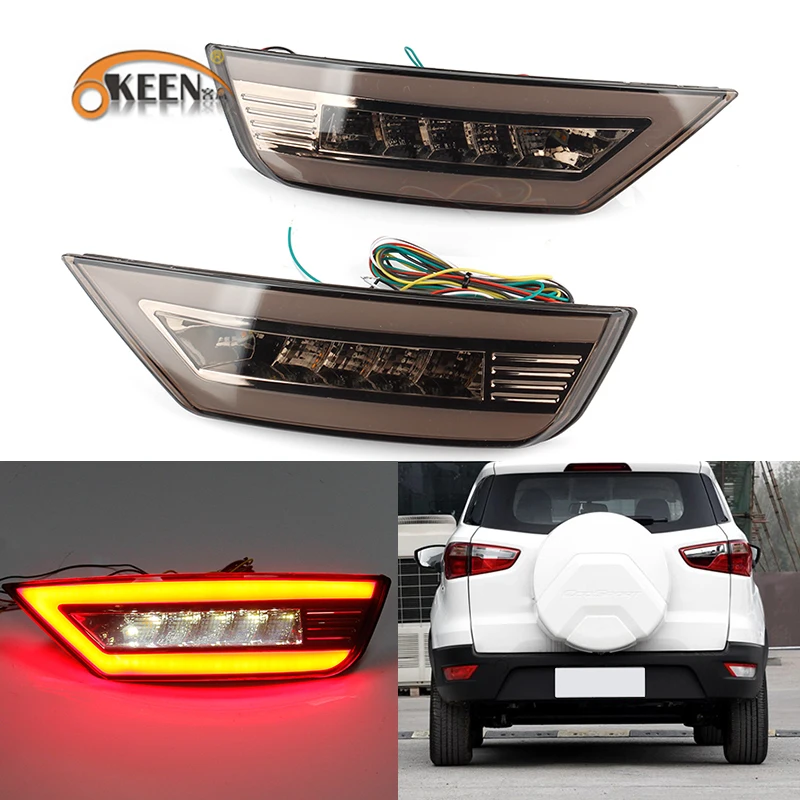 

2Pcs Led Rear Bumper Reflector Light For Ford Focus 2 MK2/ Escape Kuga/Ecosport Hatchback Rear Fog Lamp Bumper Brake Light