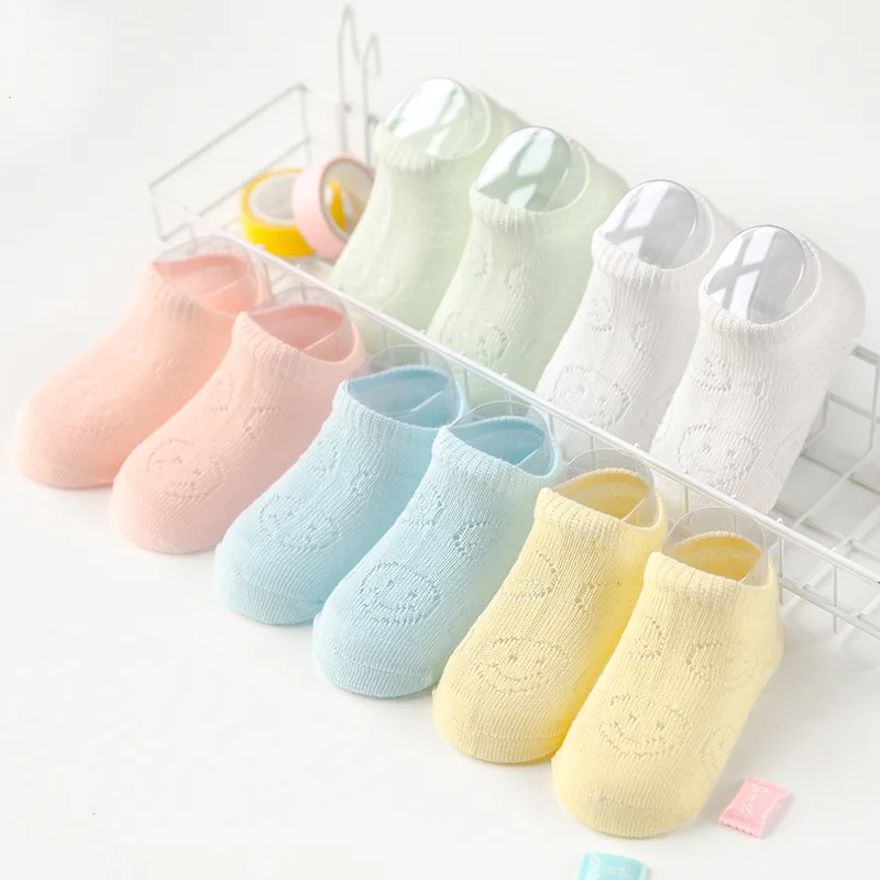 

2019 Summer Style Mesh Boat Socks New Style Ultra-Thin CHILDREN'S Socks Men And Women Children BABY'S Socks