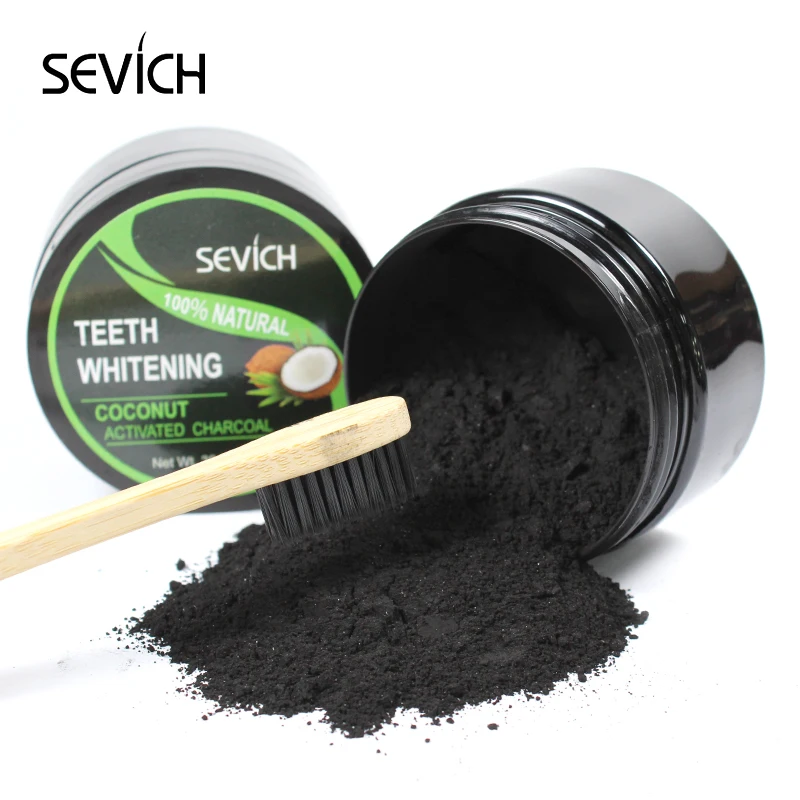 Порошок для отбеливания зубов Sevich 30 г активированный кокосовый уголь