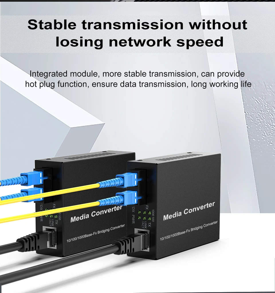 100 м/1000 м многомодовый Ethernet медиа конвертер волоконно-оптический к RJ45 гигабитный мм дуплексный Fibra оптика Переключатель приемопередатчик FTTH 850nm