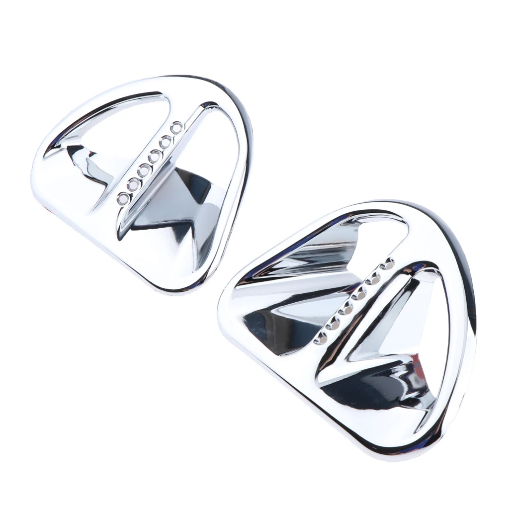 2Pcs Motorcycle Fairing Air Intake Grille for Honda Goldwing GL1800 Chrome ABS plastic