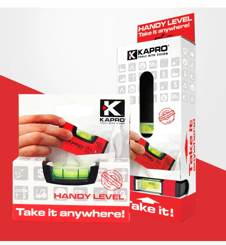 KAPRO Mini Portable Water Level Bubble Inclinometer Measuring Tools With Magnetic Spirit Level Ruler Tools High Sensitivity 10cm (6)