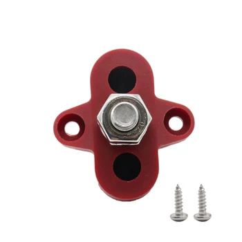 

Bus Bar Power Terminal Block Dual Heavy Duty 2 Studs Power Distribution for Vehicle Boat Marine Car Truck