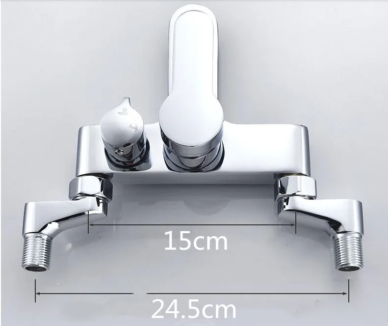 Lottin Copper Black or Chrome Bathroom Shower Faucet Install Parts Curangle Brass faucet accessories