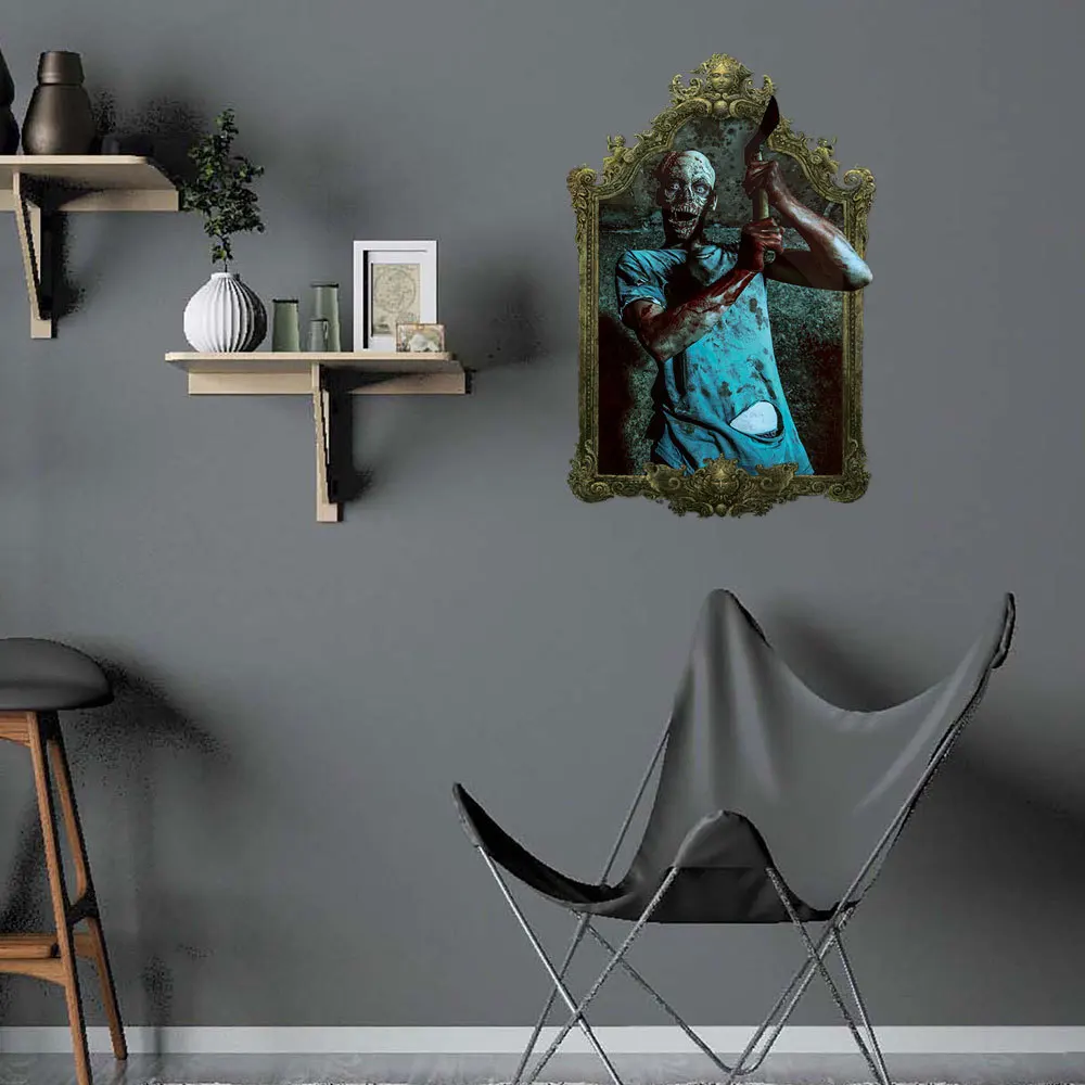 New Style Creative Ghost Hand Zombie Halloween Wall Stickers Horror Glass Shopping Window Living Room Bedroom Wall Stickers