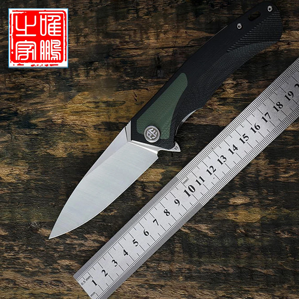 Оригинальный оцинкованный складной нож PF838 тактический подшипник D2 Blade G10 | Отзывы и видеообзор