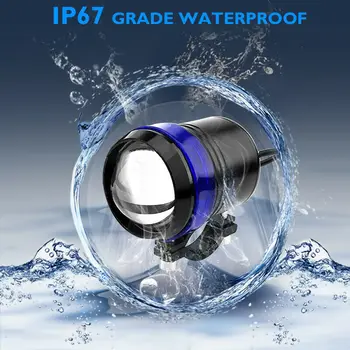 

Parts Angel Eye bulb 30W U3 Motorcycle LED Headlight Driving Waterproof