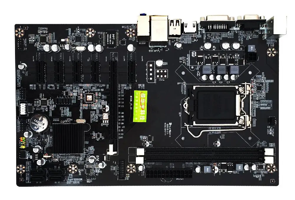 

H81 PRO BTC Motherboard 6-GPU Mining Rig LGA1150 CPU DDR3 Memory Type High Speed USB3.0 Ports Computer PC Mainboard R20