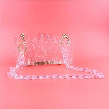 

Women Lady Acrylic Handbag Evening Clutch Bridal Wedding Party Prom Wallet Purse