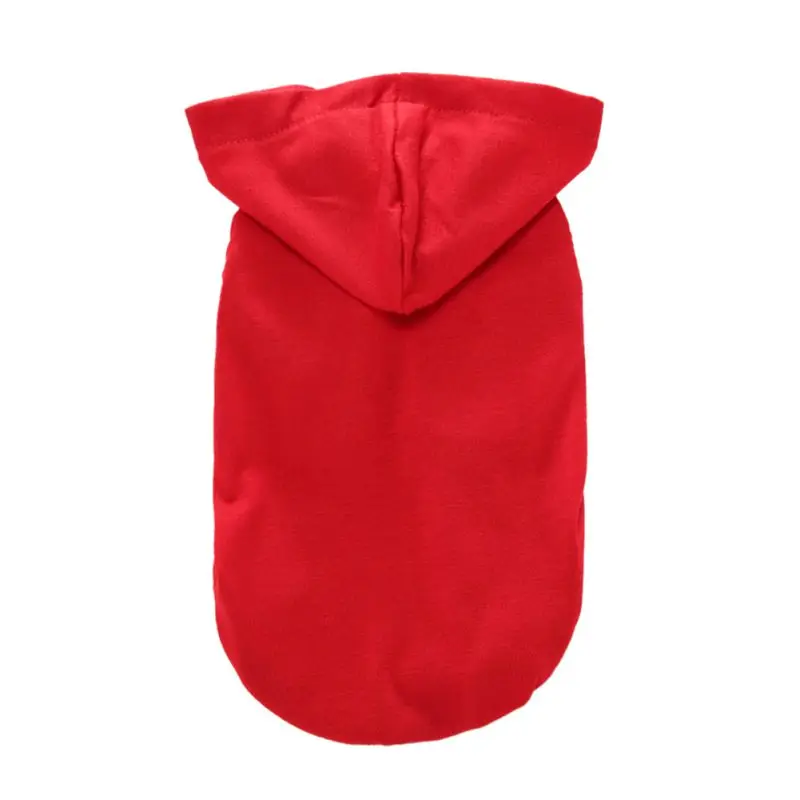 Comfortable Pet Dog Vests Solid Dog T Shirt with Caps Puppy Soft Casual Cloth for Small Medium Dog Pet Cloth Supplies PGM