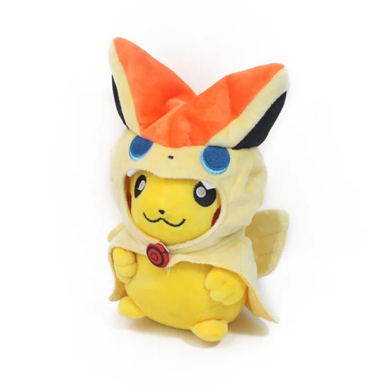 8/13 дюймов/14 дюймов pikachued с Rowlet шляпа Victini ПКМ мягкая пушистая плюшевые игрушки