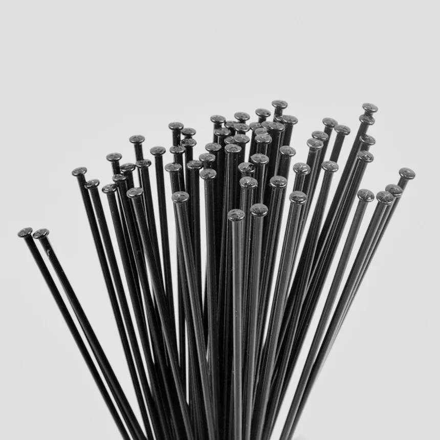 

Black Straight Round /Flat Spokes MTB Bike Mountain Bicycle Straight Pull Spokes Stainless Steel Custom Length 26/27.5inch