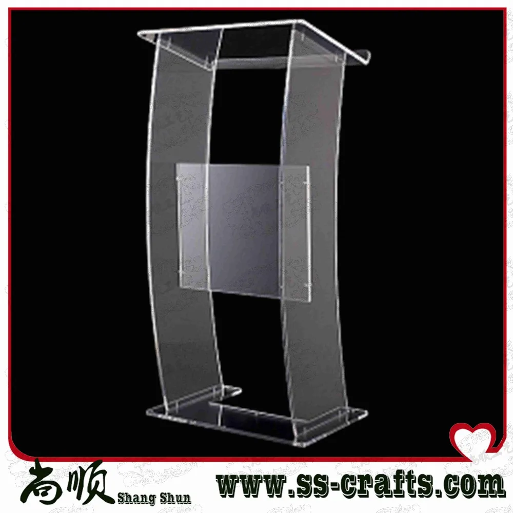 

NEW Design office reception desk table for big space office Multimedia Teaching Acrylic Lectern podium welcome reception desk