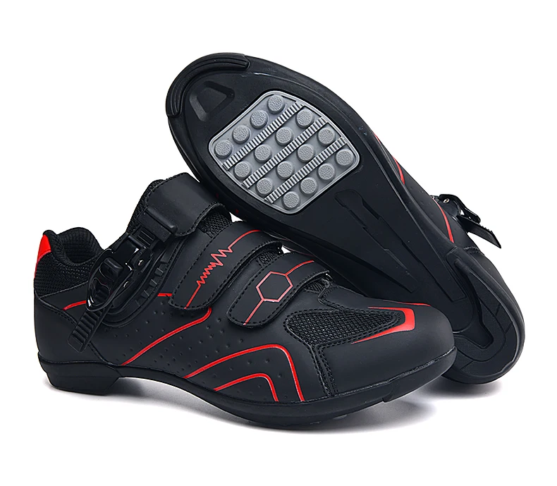 Outdoor Professional Cycling Shoes MTB Breathable Non-Locking Racing Road Bike Shoes Men Sneakers Non-Slip Cycling Bicycle Shoes