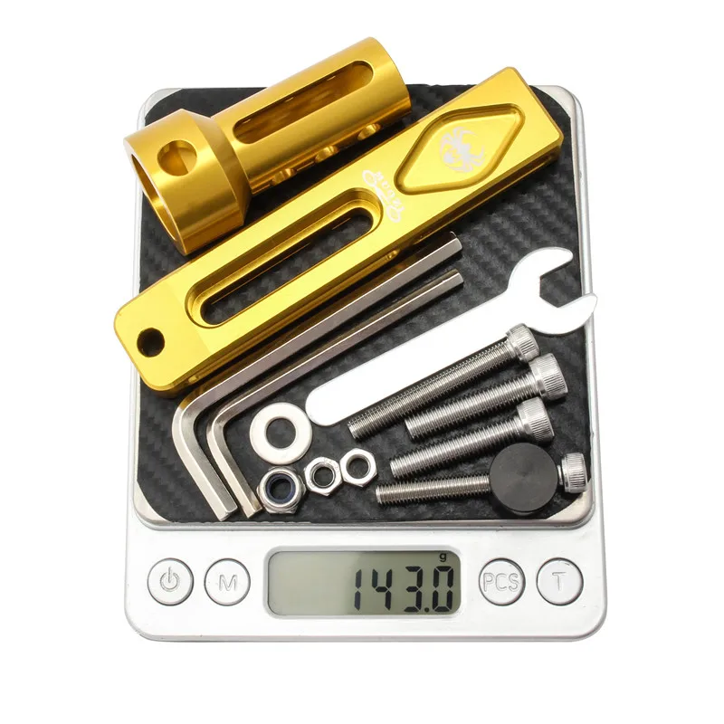 MUQZI バイクフロントリアブレーキキャリパーアダプターキャリパー