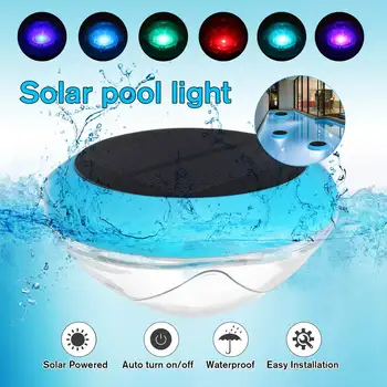 

RGB Solar LED Water Floating Ball Lamp IPX6 Underwater Drift Lamp for Yard Pond Garden Pool Decoration Light