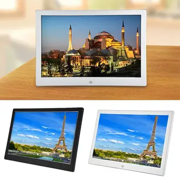 

12 Inch Digital LED Movie Alarm Photo Frame HD 1080P led Alarm Clock MP3/4 Movie Player