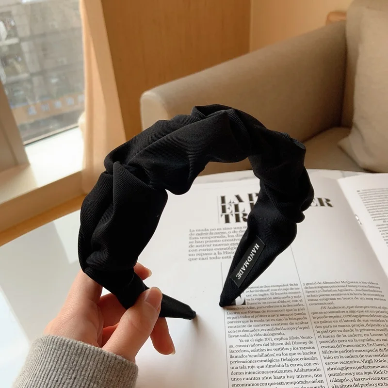 bow hair clip Korean Fashion Headbands Women Headdress Hair Band Hoop Designer Hairband Girls Hair Bow Accessories Headwear Scrunchie Tiara hair clips for fine hair Hair Accessories