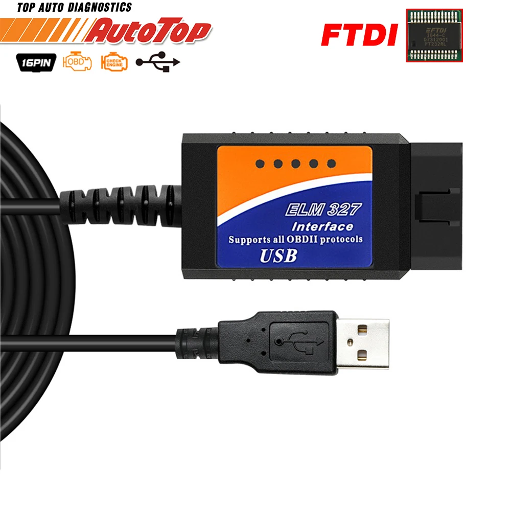 Диагностический сканер ELM327 USB OBD2 FTDI FT232RL, Автомобильный сканер OBD 2 для ПК EML 327 V1.5 ODB2 интерфейс, диагностический инструмент ELM 327 USB V 1,5 Диагностический сканер ELM327 USB OBD2 FTDI FT232RL, Автомобильный сканер OBD 2 для ПК EML 327 V1.5 ODB2 интерфейс, диагностический инструмент ELM 327 USB V 1,5