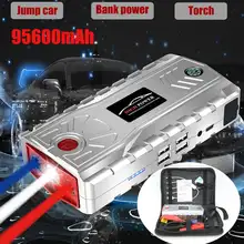 Тип-c многофункциональный автомобильный стартер 95600mAh 12V 4USB power-bank переносной Аккумуляторный усилитель для бензинового дизельного двигателя
