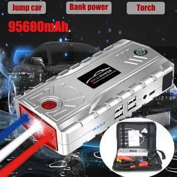 

Type-C Multifunction Car Jump Starter 95600mAh 12V 4USB Power-bank Portable Battery Booster Pack for Petrol Diesel Engine