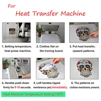 Buy Small Size Christmas Patch Heat Transfer Tops Appliqued Vinyl Iron On Patches Heat Print For Shirt Socks Hat Stickers Online - Image 6