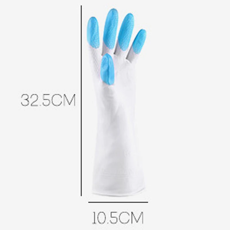 Kitchen Dishewashing Rubber Gloves House Cleaning Light and Waterproof Dish Washing Gloves Long Sleeve Gloves Cleaning Tools