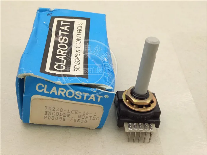 Оригинальный CLAROSTAT кодировщик 70228 LCE 16 1 5 pin стопы двойной потенциометр шаговый оси