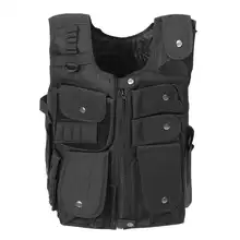 Унисекс Тактический уличный жилет боевая игра тарелка Перевозчик тренировочная Сумка Одежда охотничий жилет армейский военный жилет черный