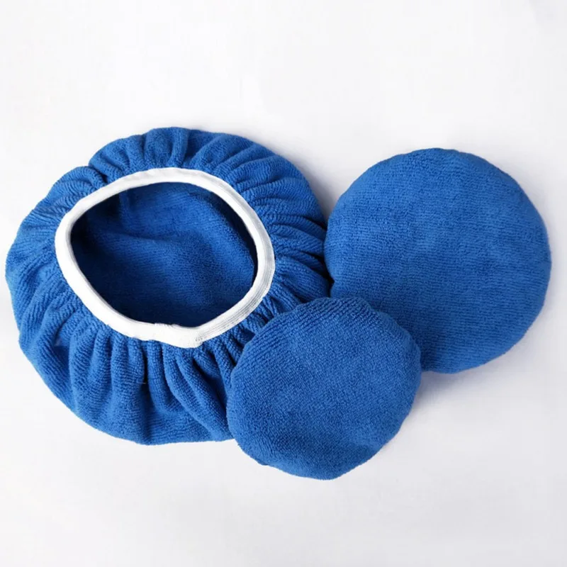 

1pcs Polishing Bonnet Buffer Pad Microfiber Bonnet 3 size available Car Polisher Pad Cover for Car Paint Care Waxing Polishing
