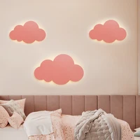 Children's Room Wall Lamp Colorful Cloud Lamp Simple Modern Cartoon Wall Lamp For Boys And Girls Minimalist Nordic Bedside Lamp