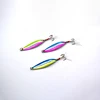 Rainbow Colors VIB 5g 8g 17g Laser Lure Metal jig Slow Jigging/Trolling wobbler Metal Spoon With Feather Hook Metal Fishing Lure ► Photo 2/6