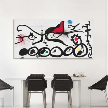 

Joan Miró Abstract Artwork Canvas Painting Posters Prints Marble Wall Art Painting Decorative Picture Modern Home Decoration Art