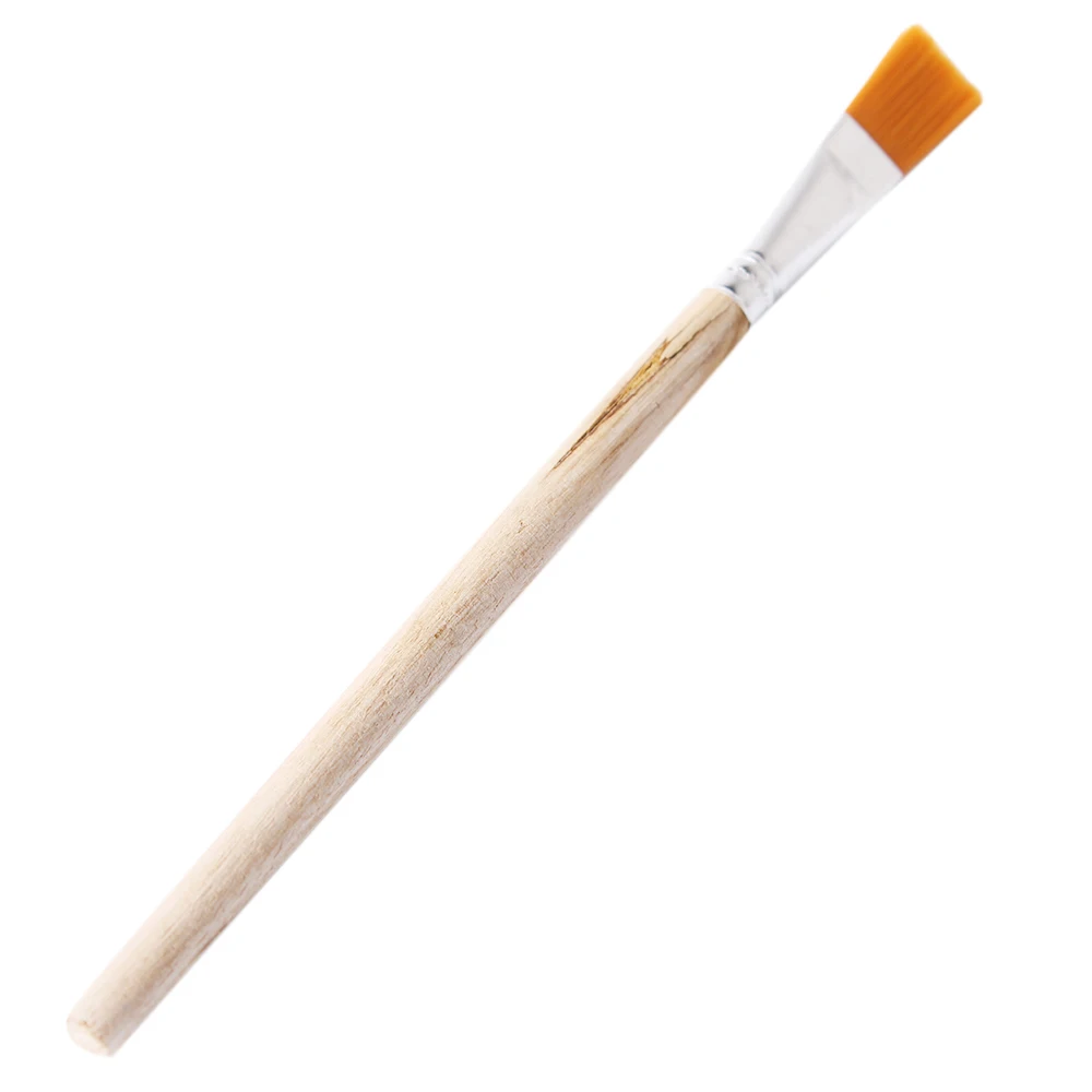 Yellow Brush Bga Solder Flux Paste Brush With Wooden Handle Reballing