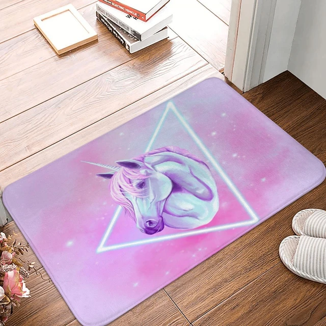 Stay Magical 80's Unicorn Doormat Printed Polyeste Bedroom Entrance Floor  Mat Home Rug Carpet Mythical Anti-slip Bath Mat - AliExpress